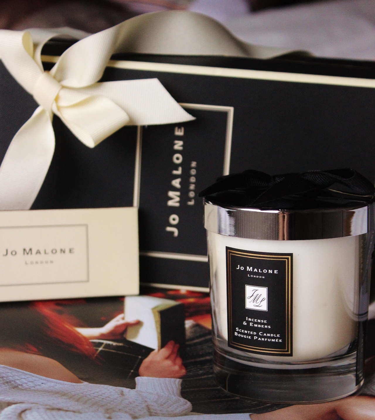 jo malone just like sunday   incense & embers home candle.