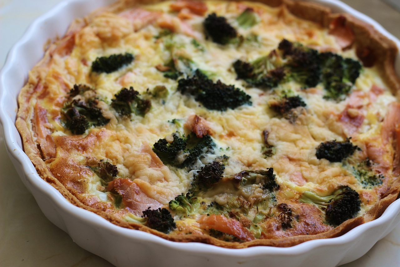 Smoked Salmon and Broccoli Quiche Recipe Smoked Salmon and Broccoli Quiche Recipe