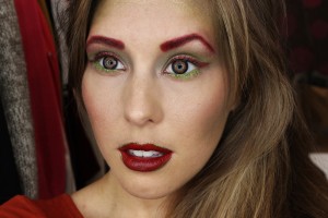 Poison ivy makeup, poison ivy makeup tutorial