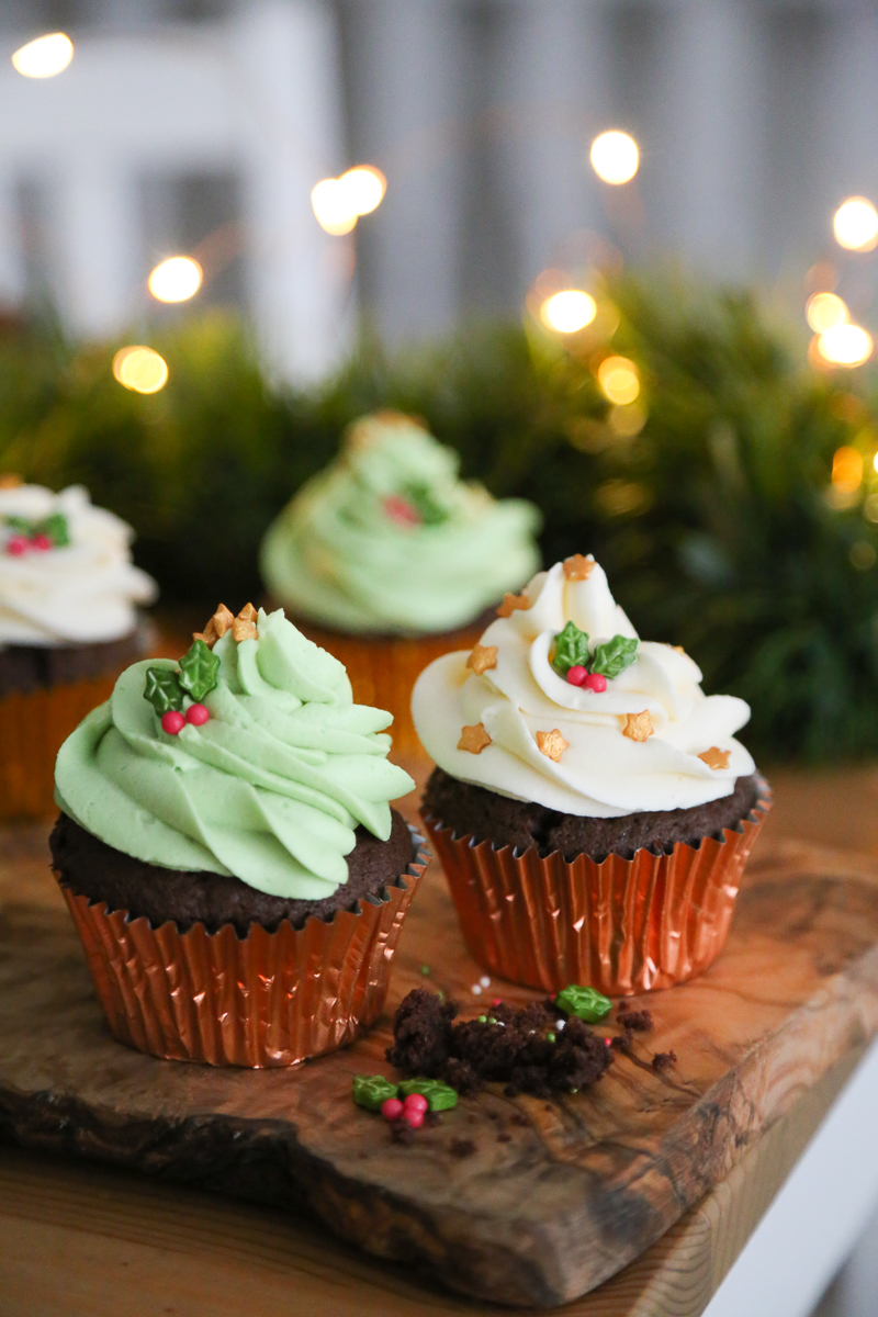 Chocolate Orange Cupcake, christmas cupcakes