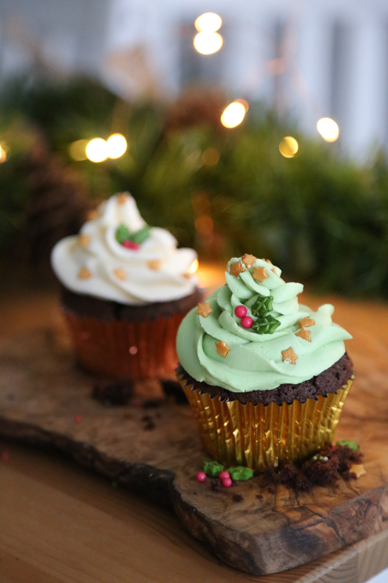Chocolate Orange Cupcake, christmas cupcakes