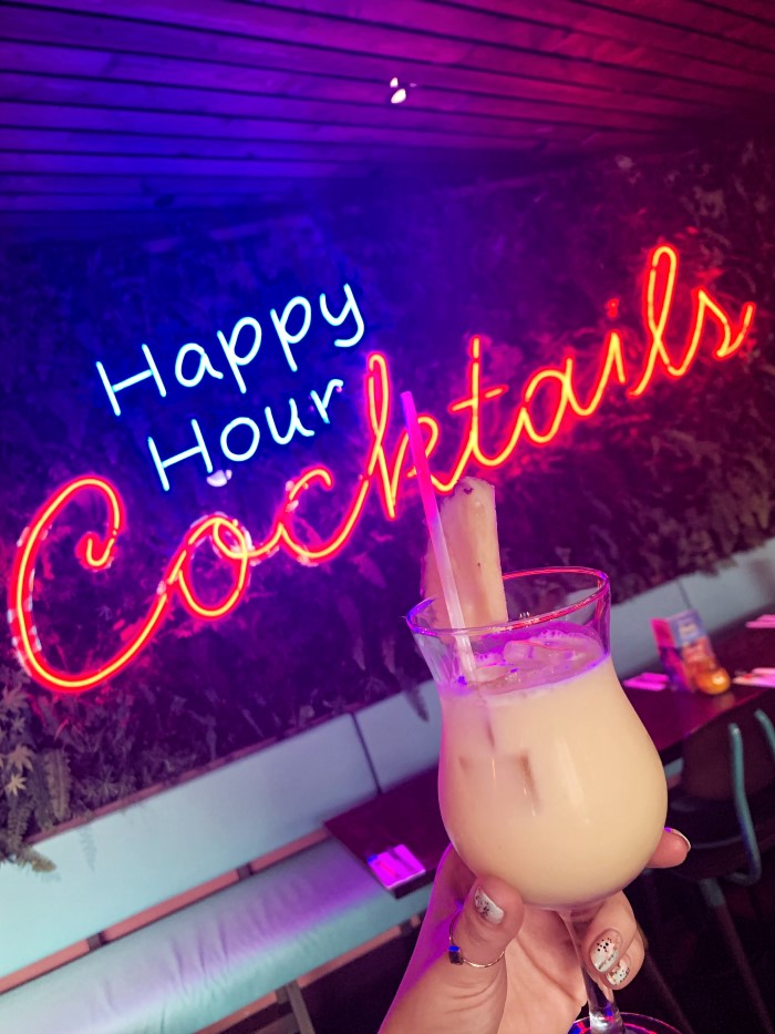 Happy hour cocktails