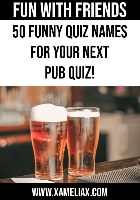 funny quiz name ideas