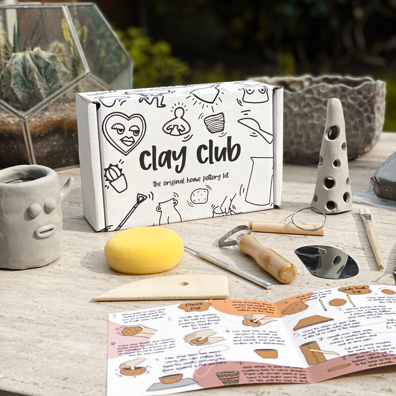 craft subscription box, clay sculpting kit