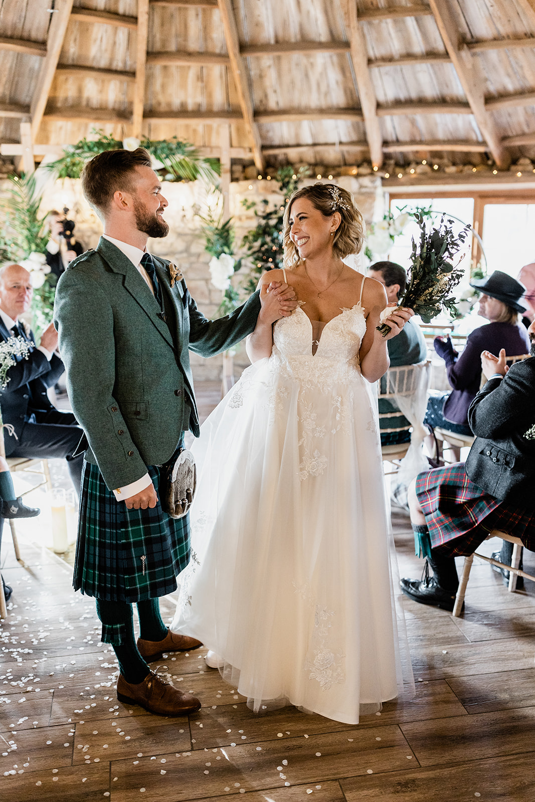 barn wedding in scotland