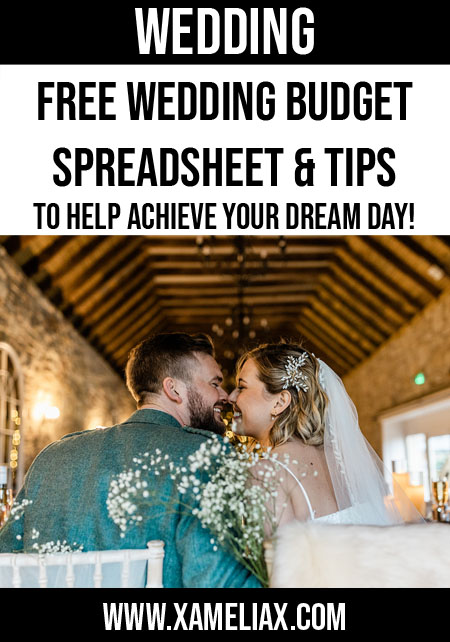wedding budget spreadsheet